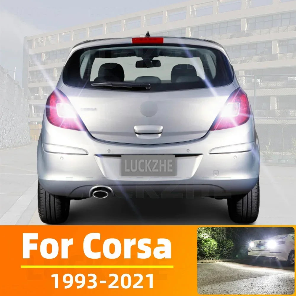2-Piece LED Interior Light Kit for Opel Corsa B C D E F Accessories 1993-2021 - Canbus Dome Map Door Trunk Bulbs | AU...