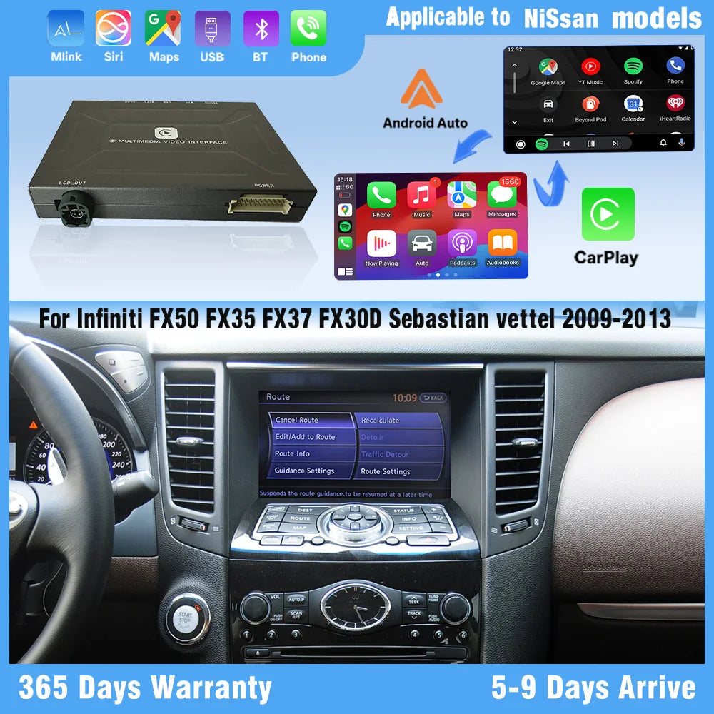 RGB - Ambient Light - for Infiniti FX30D FX37 FX35 2009-2013 - App Control - Car Interior Lighting