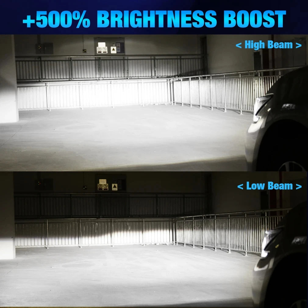 H7 LED Headlight Bulb Mini Wireless 60W 30000LM 6500K CSP for Car Headlamp Auto Diode Lamp
