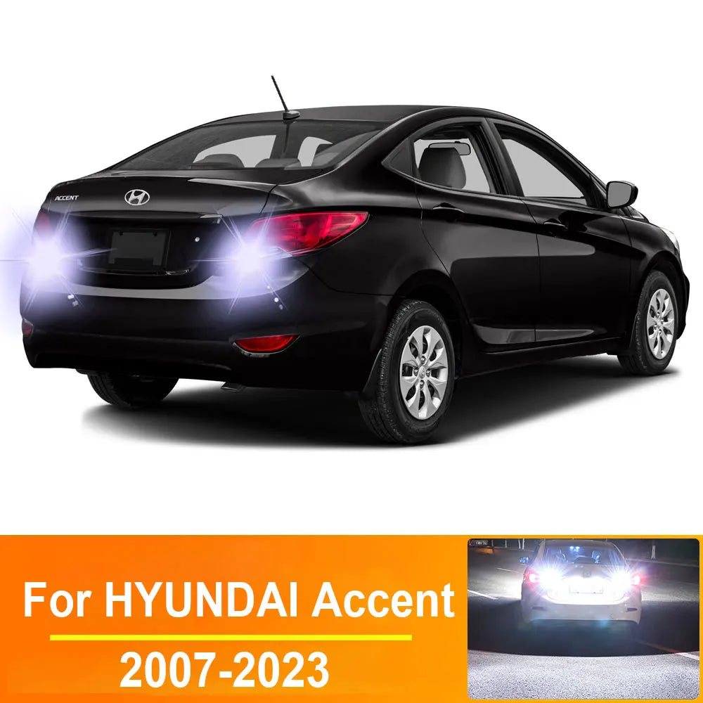 2-Piece LED Interior Light Kit for Hyundai Accent 2007- 2015 - Canbus Dome Map Door Trunk Bulbs | AUTOKITSHOP
