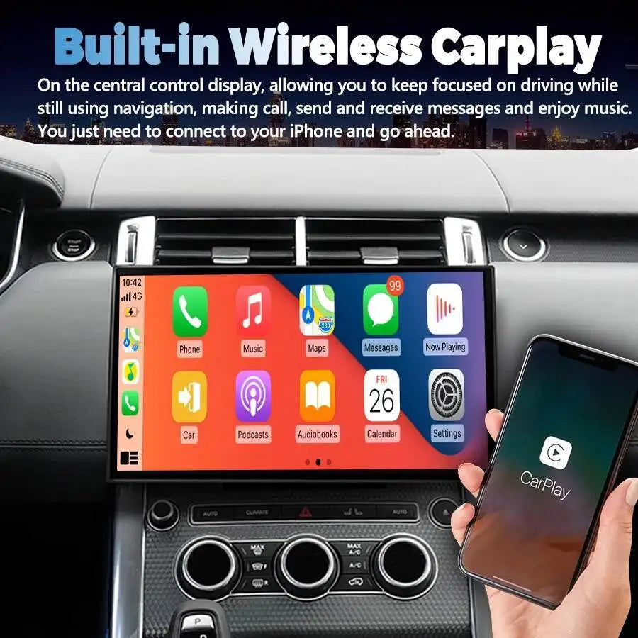 Android 14 Bluetooth DSP Stereo For Land Rover Sport L494 2014-2017 Navigation 11.4 Inch C