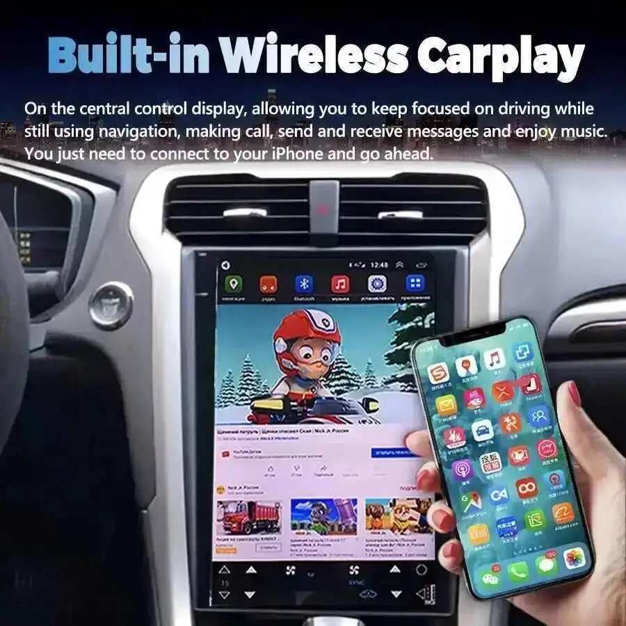 12.1" Android 15 Player Navigation Car Radio For Ford Mondeo MK5 2012-2015 GPS Multimedia  | AUTOKITSHOP