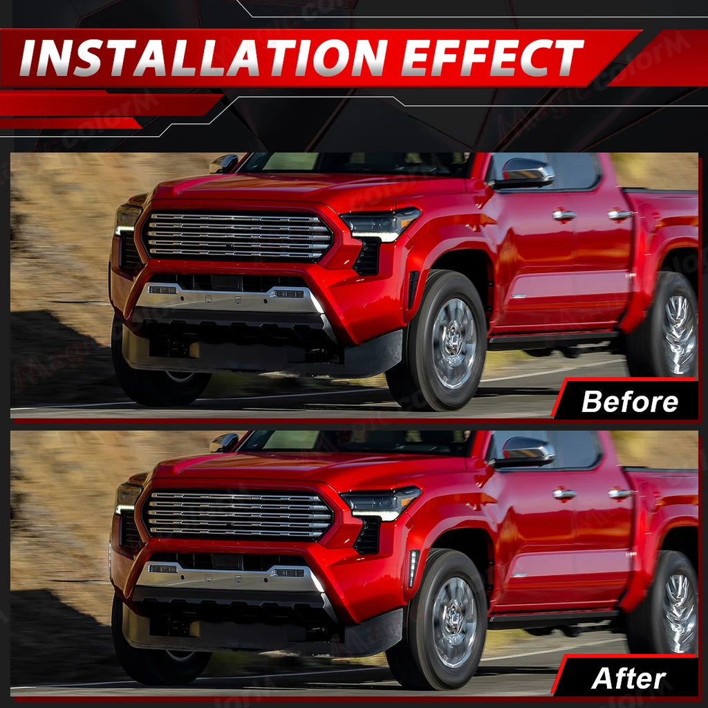 LED Front Wheel Arches Side Marker Light For Toyota Tacoma 2024 2025 2026 Front Fender Run | AUTOKITSHOP