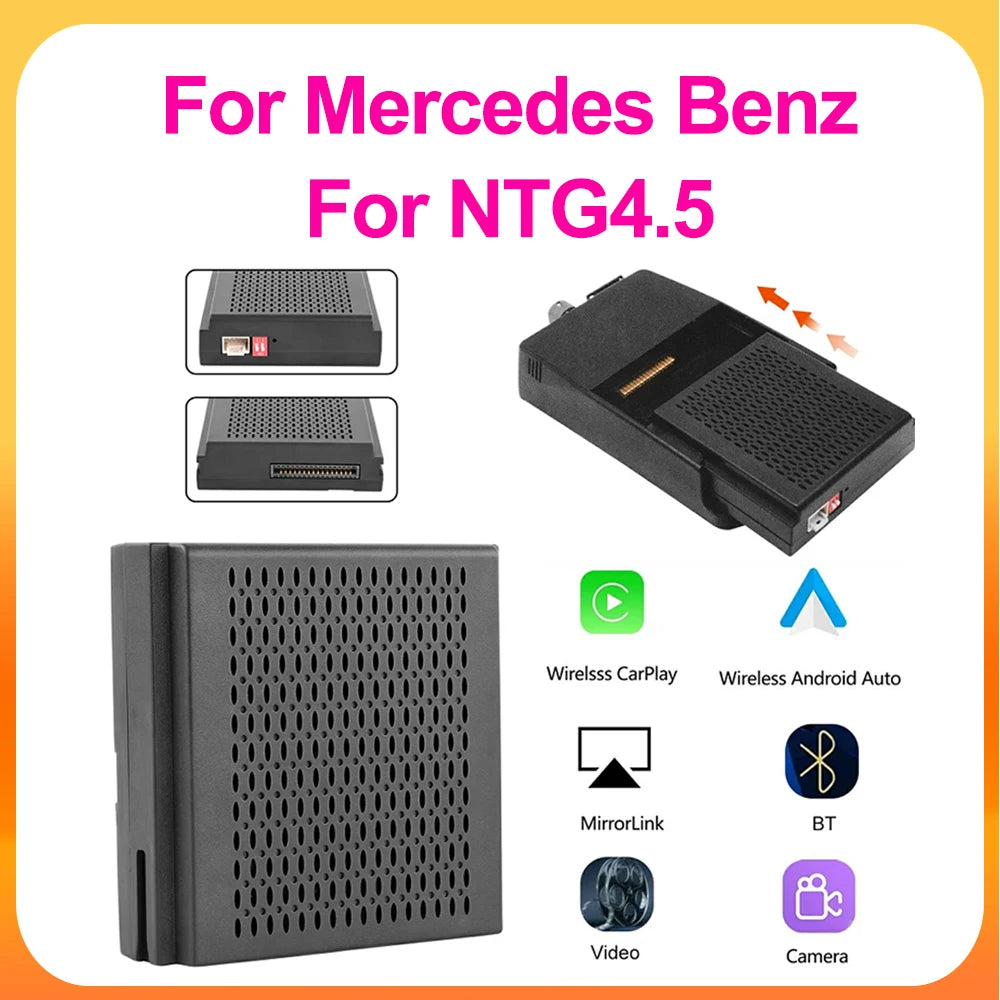 Wireless Carplay Android Suitable For NTG4.5 For Mercedes Benz A B C E CLA GLA GLK ML Beck