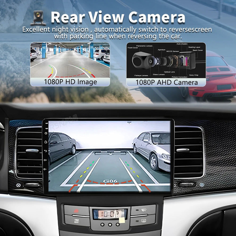 Android 16 For SsangYong Korando 3 Actyon 2 2010 - 2013 2K QLED Android Car Radio Multimed
