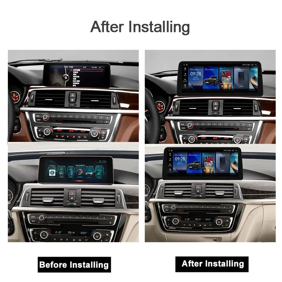 10.33" 8 Core Android 13 Car Radio GPS Navigation Stereo Bluetooth Carplay for BMW 3 4 Series F30 F31 F32 F33 F34 F36 -