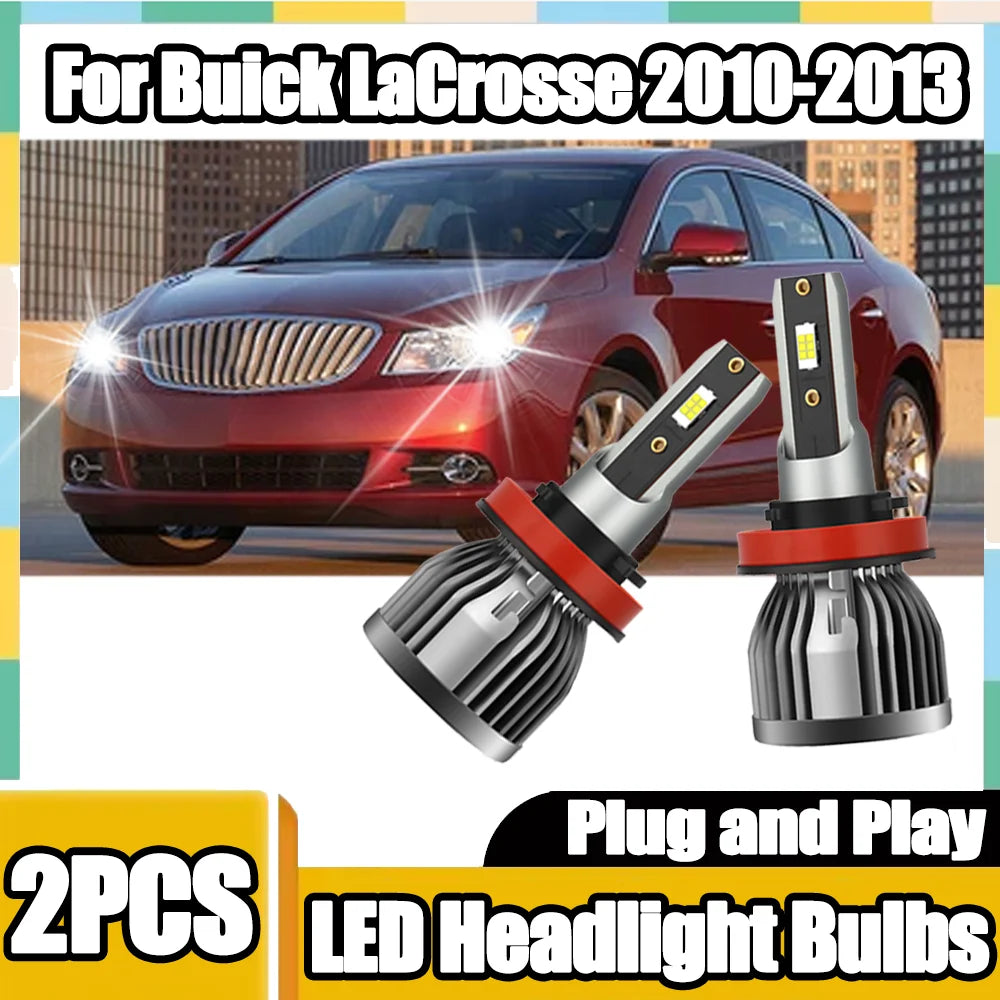 2X Canbus No error H11 H8 H9 Car LED Headlight Bulbs High Power Super Bright 6000K White F