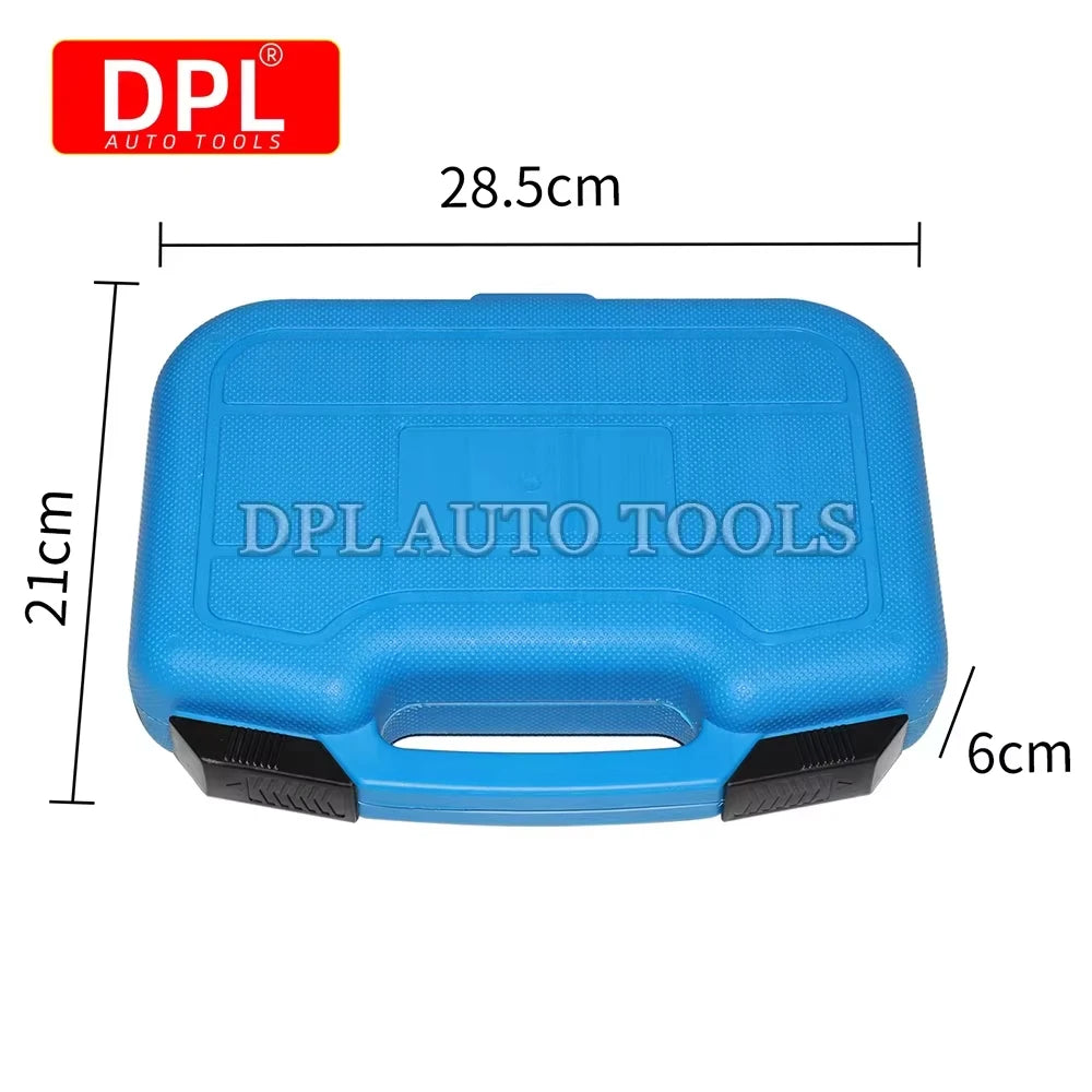Universal Diesel Injector Seat Port Cleaning Tool Kit 19Pcs Decarbonising Fuel Nozzle Repair Too - Automotive LED Light