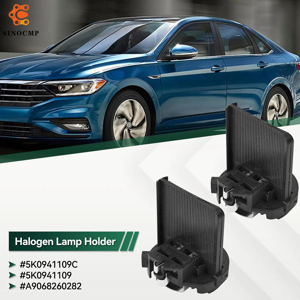 H7 Headlight Bulb Socket Retainer Holder Adapters 5K0941109C A9068260282 For VW Golf GTI P