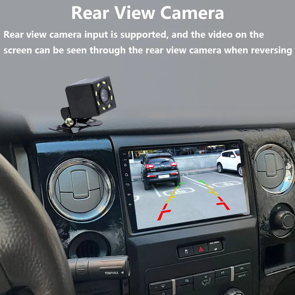 Android 16 Car Radio For Ford F150 P415 Raptor 2008 - 2014 QLED 2DIN Head Unit GPS NAVI BT