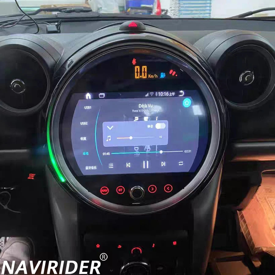 9inch Auto Wireless Carplay For BMW MINI Paceman Countryman R56 R60 2007-2014 Car Radio Mu