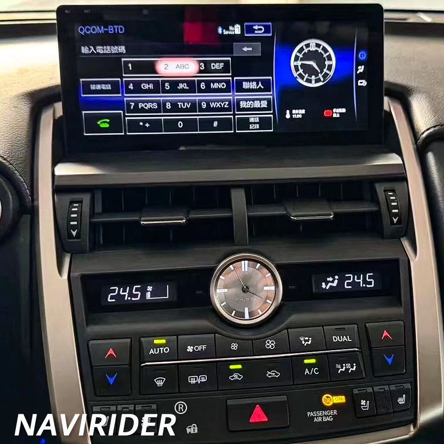 Radio For Lexus NX NX200 NX200T 300h 2014-2017 CarPlay BT 256GB Navi 1920*720P DSP 10.25''