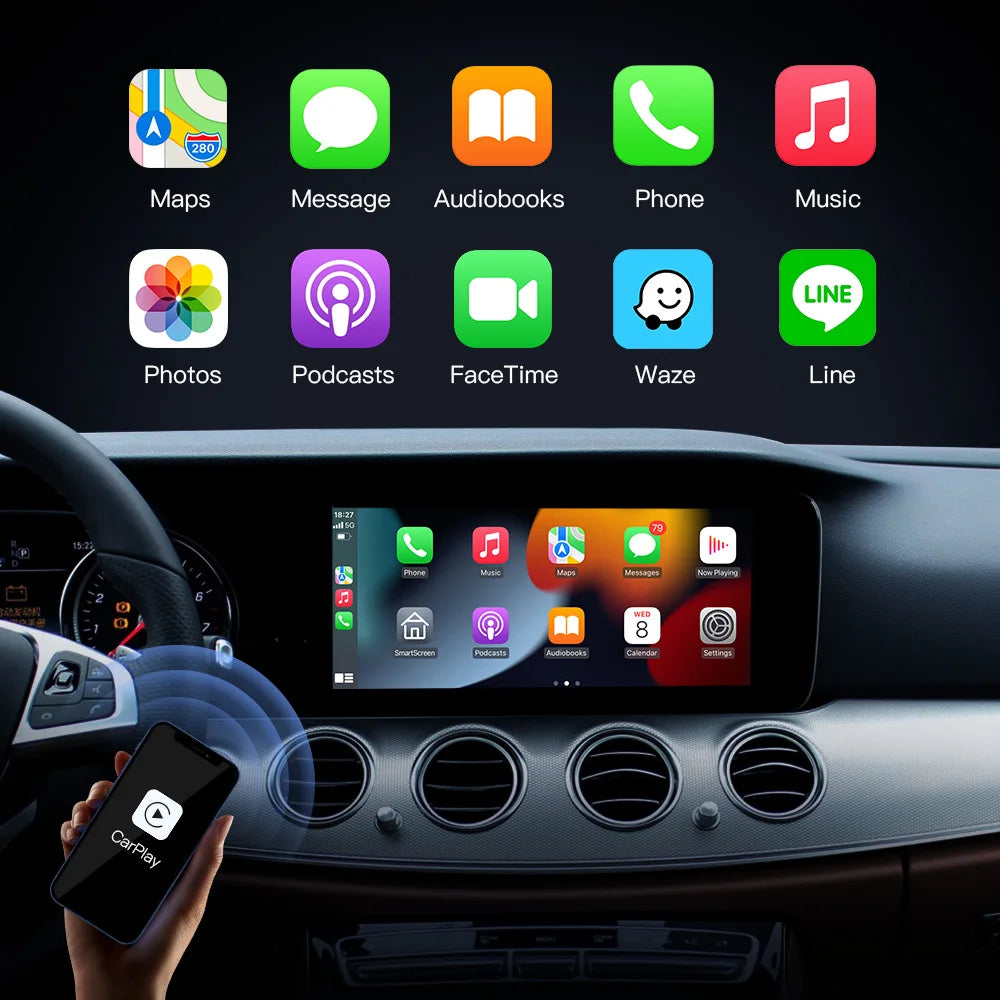 CARABC Wireless Carplay Android Auto Module for Mercedes Benz NTG4.5 NTG5.0 System Compati | AUTOKITSHOP