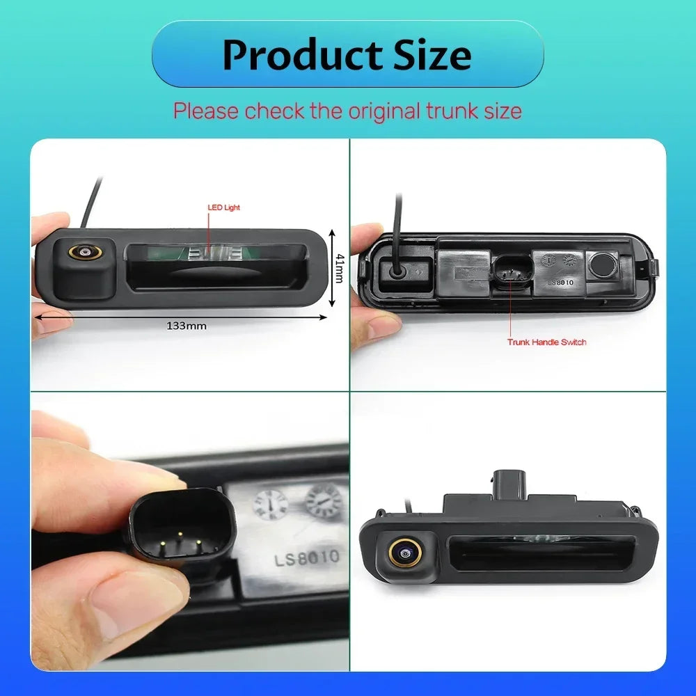 170° AHD 1080P Car Rear View Camera For Ford Focus 3 MK3 C MAX 2011-2014 Night Vision Reve