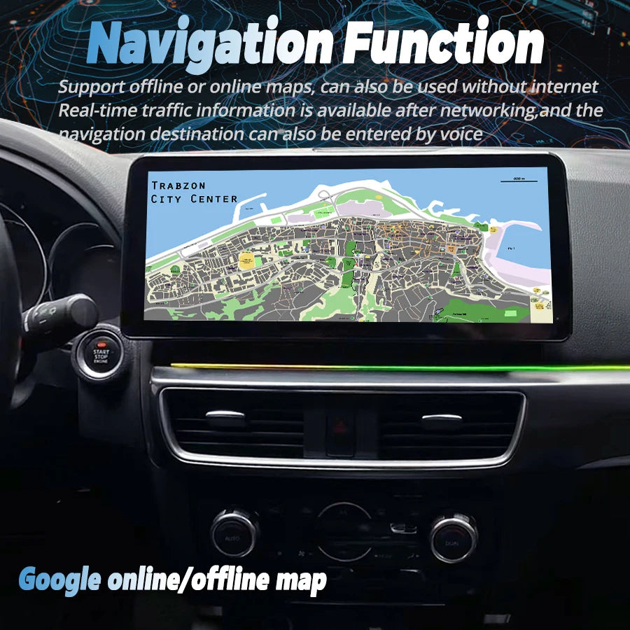 12.3" Android 13 Car Multimedia Vedio Player For Mazda CX5 CX-5 2012-2015 Car Autoradio Gp | AUTOKITSHOP