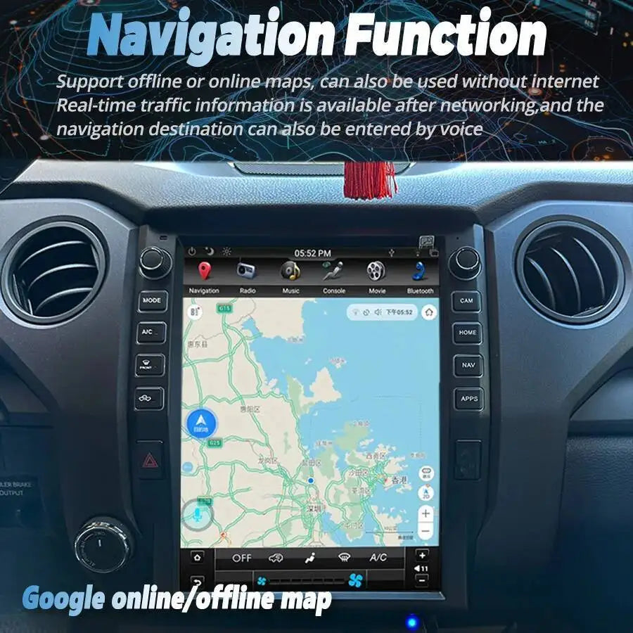 For Toyota Tundra 2014 2015 2016 -2019 Android 13 Car Radio Video Players Screen 8G+128GB  | AUTOKITSHOP