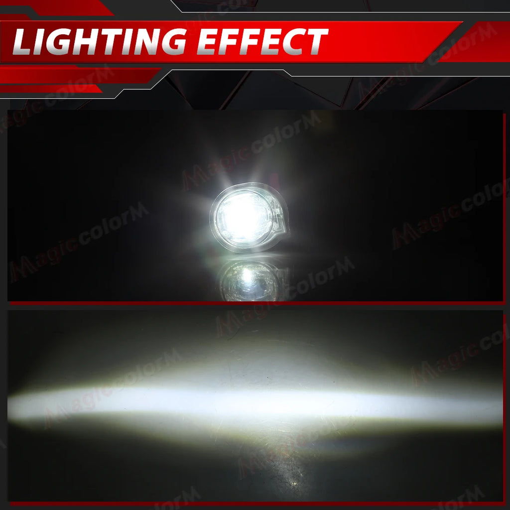 Car LED Fog Lamps For Toyota Corolla Hatchback FX SE XSE 2023 2024 2025 2026 DRL Daytime R | AUTOKITSHOP