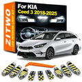 12Pcs LED Bulb Interior Dome Map License Plate Light Kit For Kia Ceed 3 MK3 Hatc for Kia MK3 - Canbus LED Car Light