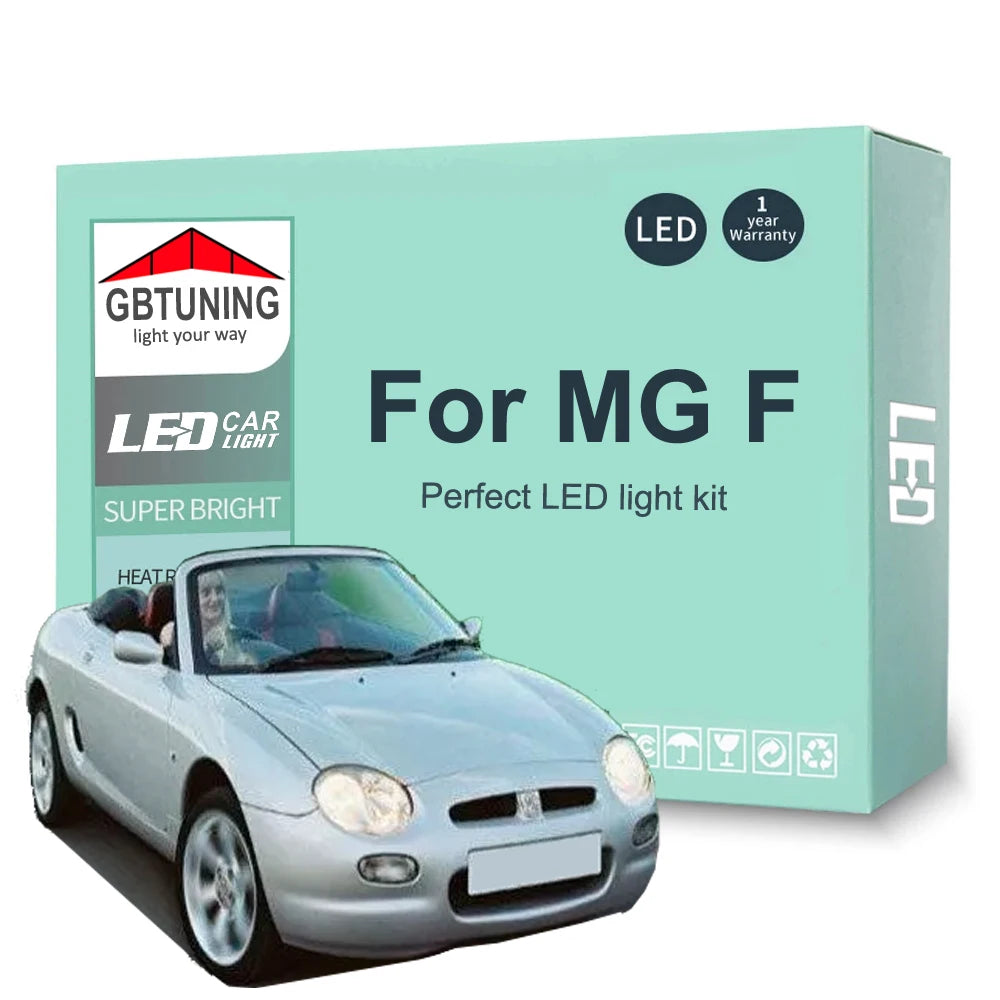 9-Piece LED Interior Light Kit for MG F MGF - Canbus Error-Free Bulbs | AUTOKITSHOP