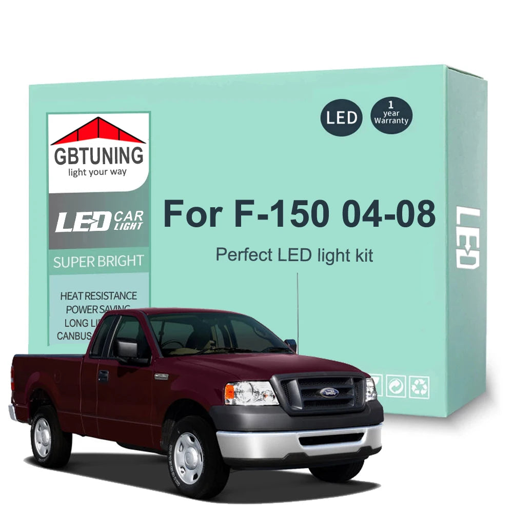 14-Piece LED Interior Light Kit for Ford F-150 F150 - Canbus Error-Free Bulbs | AUTOKITSHOP