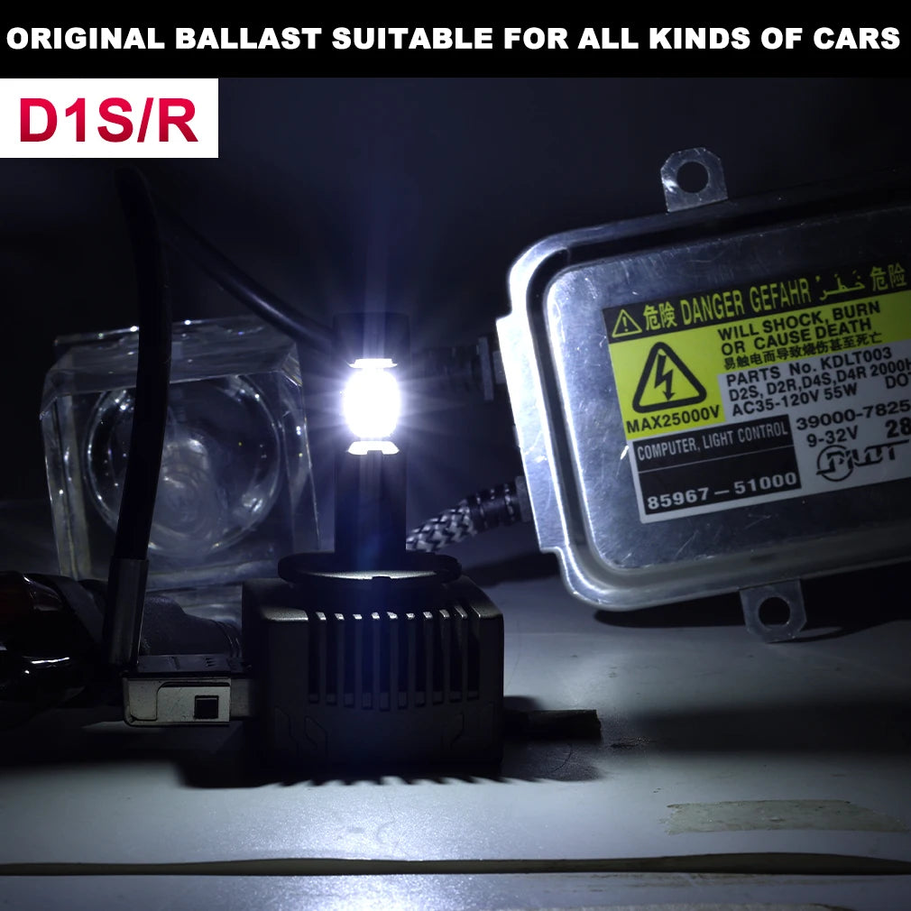 XSTORM D1S D3S LED Headlight Canbus 300000LM 100W D1R D3R D2R D2S LED Light Xenon Bulb D4S