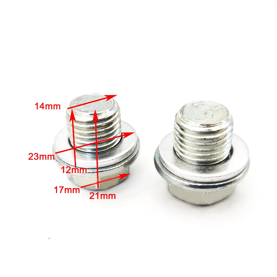 Engine Oil Pan Drain Bolt Plug w/ Washer #90009-R70-A00 For Acura for Honda Accord