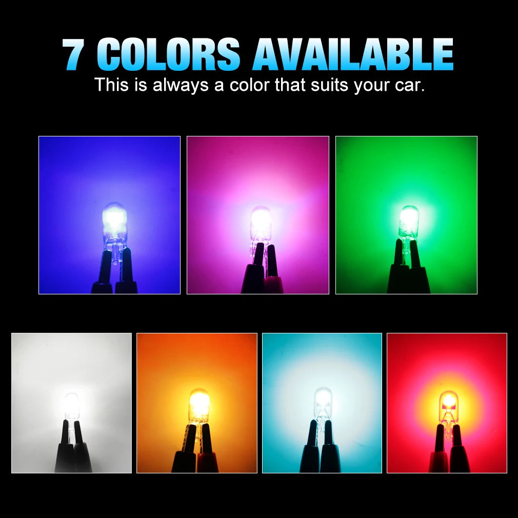 LED Interior Light Kit for W5W T10 - Canbus Error-Free Interior Bulbs