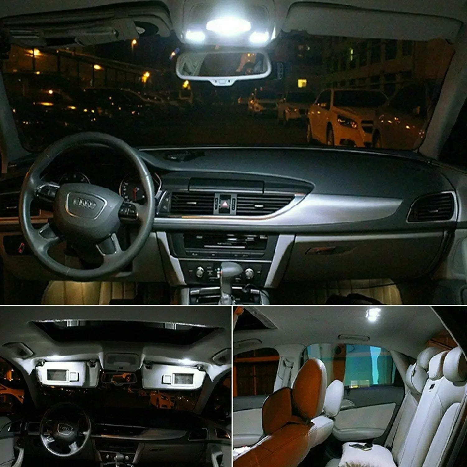 W5W T10 LED Bulbs Canbus 5730 8SMD 194 168 LED Car Interior Map Dome Lights Parking Light