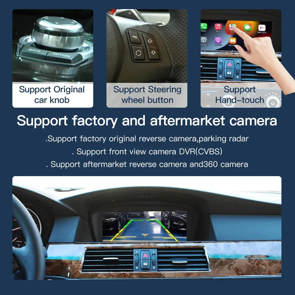 AUTOABC Wireless CarPlay Android Auto Car Multimedia For BMW 5/3 Series E60 E61 E62 E63 E9 | AUTOKITSHOP