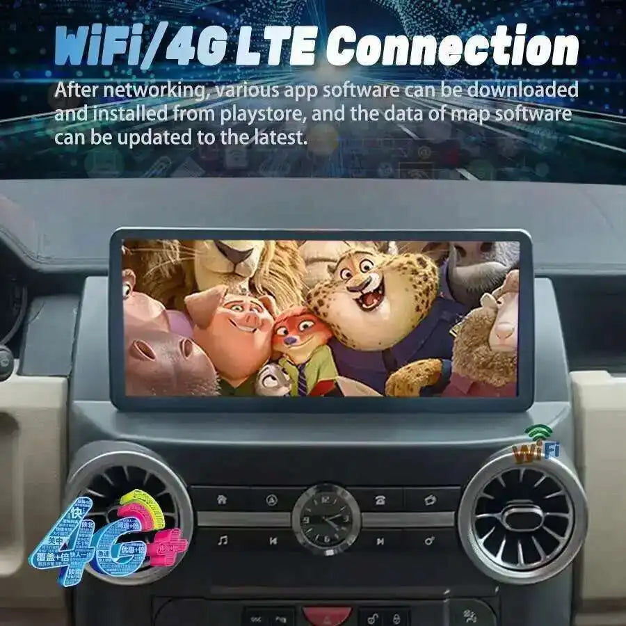 For Land Rover Discovery 3 Android 14 Car Radio 2004-2009 wifi GPS 12.3/16inch Multimedia  | AUTOKITSHOP