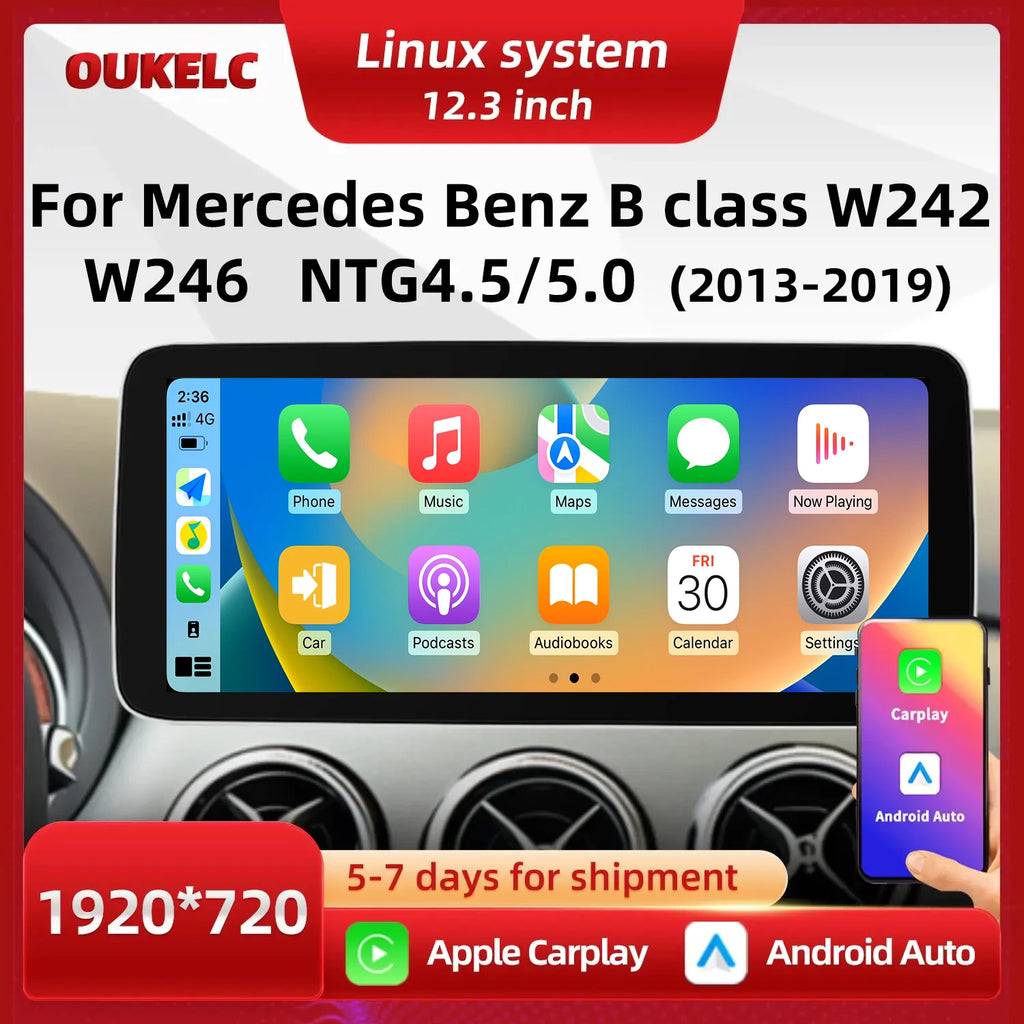 LED Interior Light Kit for Mercedes Bclass W242 NTG4 - Canbus Error-Free Interior Bulbs