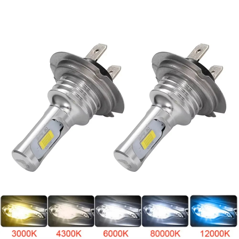 2Pcs 20000LM H7 H4 H8 H11 LED Headlight 9005 HB3 9006 HB4 CSP LED Headlamp Bulb 120W Turbo Auto Lamp 6000K 12V