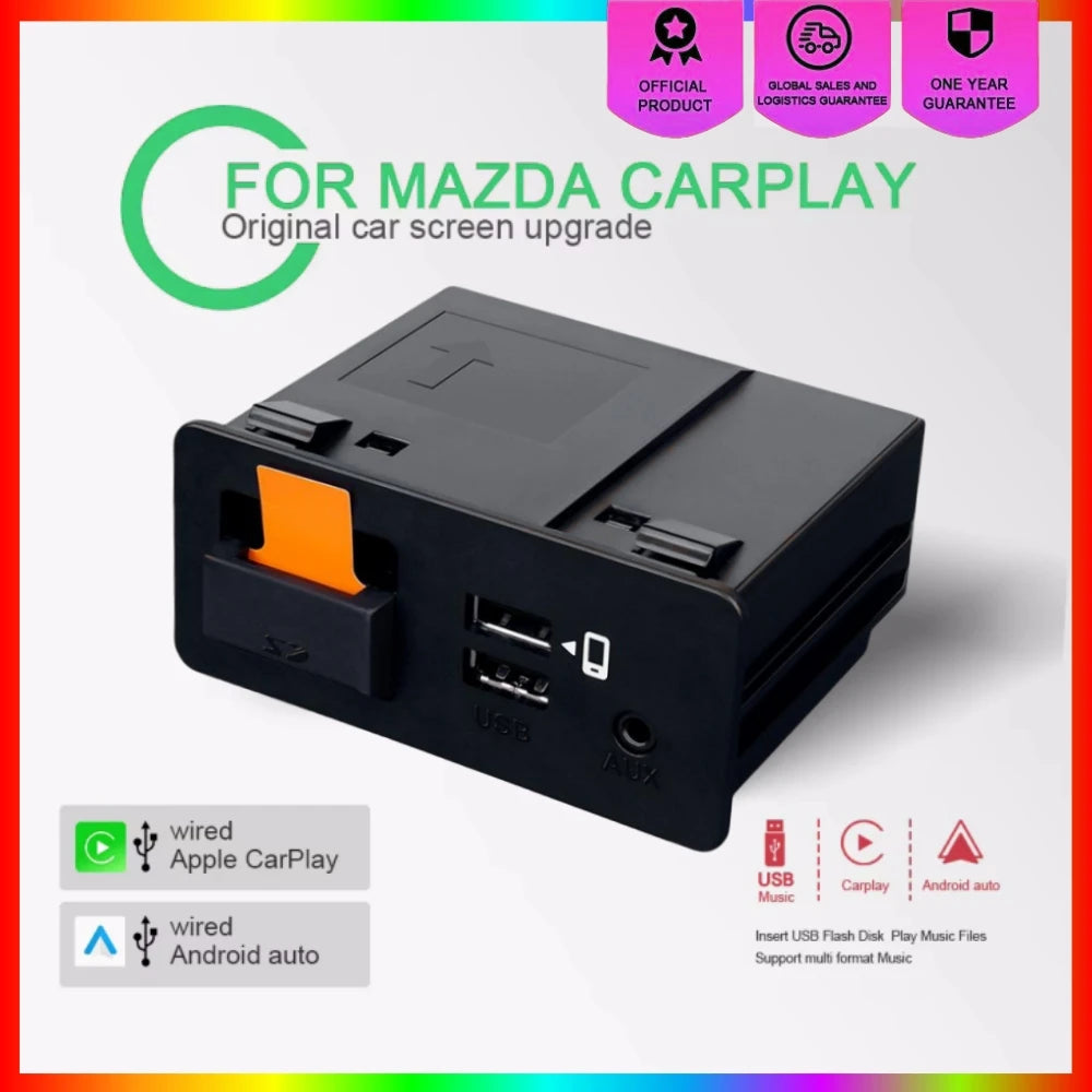 Upgrade CarPlay Android Auto USB Hub OEM to modify Mazda 3 2 6 CX3 CX5 CX8 CX9 MX5 Origina | AUTOKITSHOP