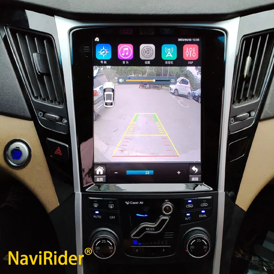 256GB Screen For Hyundai Sonata 8 Android 14 2010-2015 Car Radio Multimedia Video Player N