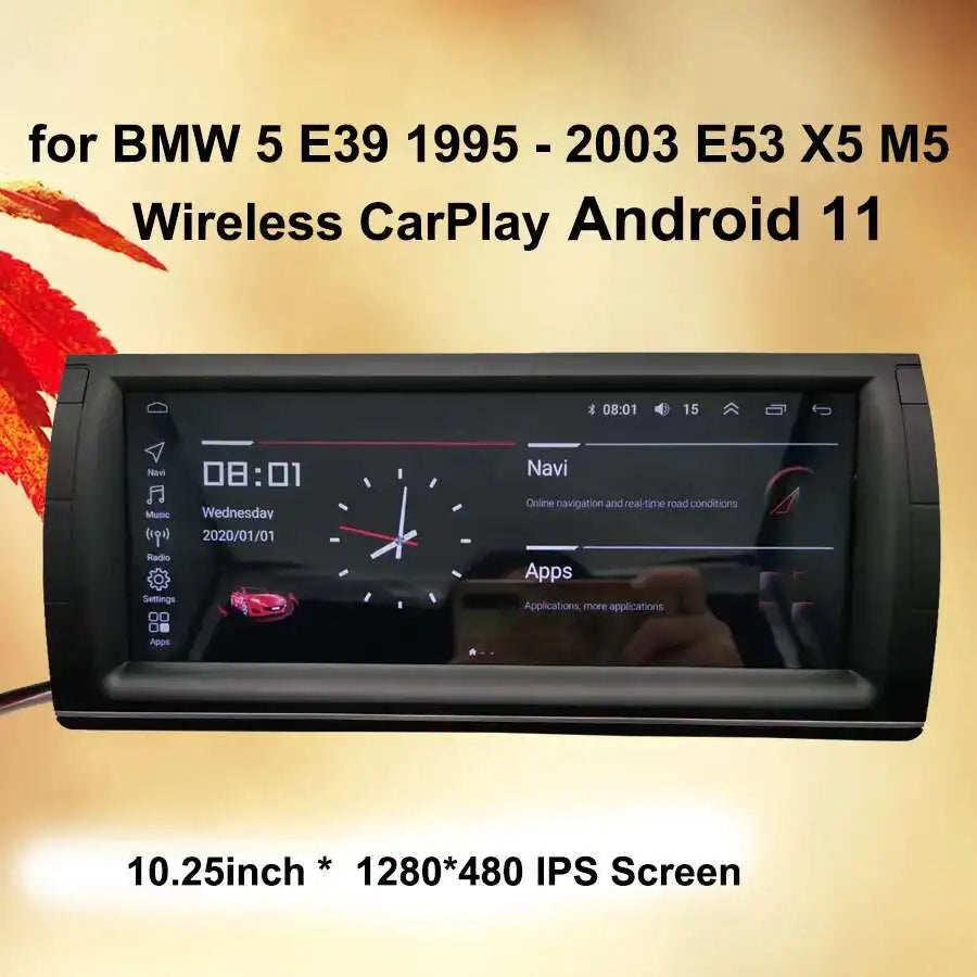 Android 14 Navirider Car Radio Autoradio For BMW E39 1998-2004 Screen Carplay Auto Stereo