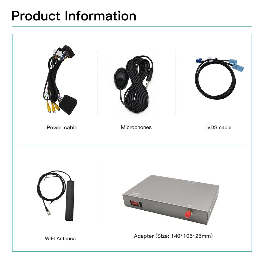 AUTOABC Wireless CarPlay Suitable For Audi A1 A3 A4 A5 A6 A8 Q2 Q3 Q5 Q7 MMI Module Androi | AUTOKITSHOP