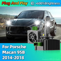 6000K LED Headlights HID Turbo Canbus Car Light Bulbs 30000LM Replace Xenon For Porsche Ma