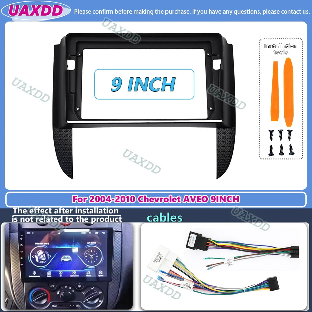 For 2004-2010 Chevrolet AVEO 9INCH autoradio android fascia multimedia cd mp5 video Audio