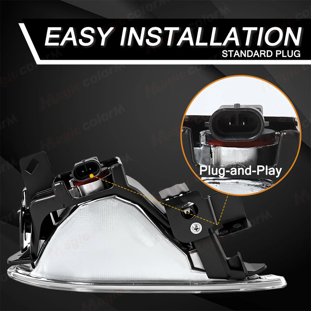 Fog Lamps For Honda Odyssey 2005 2006 2007 Daytime Running Front Bumper Halogen Foglights  | AUTOKITSHOP