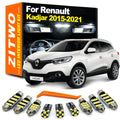 ZITWO 14Pcs Sun Visor Trunk Bulb Kit For Renault Kadjar 2015 2016 2017 2018 2019 2020 2021 LED I - Canbus LED Car Light