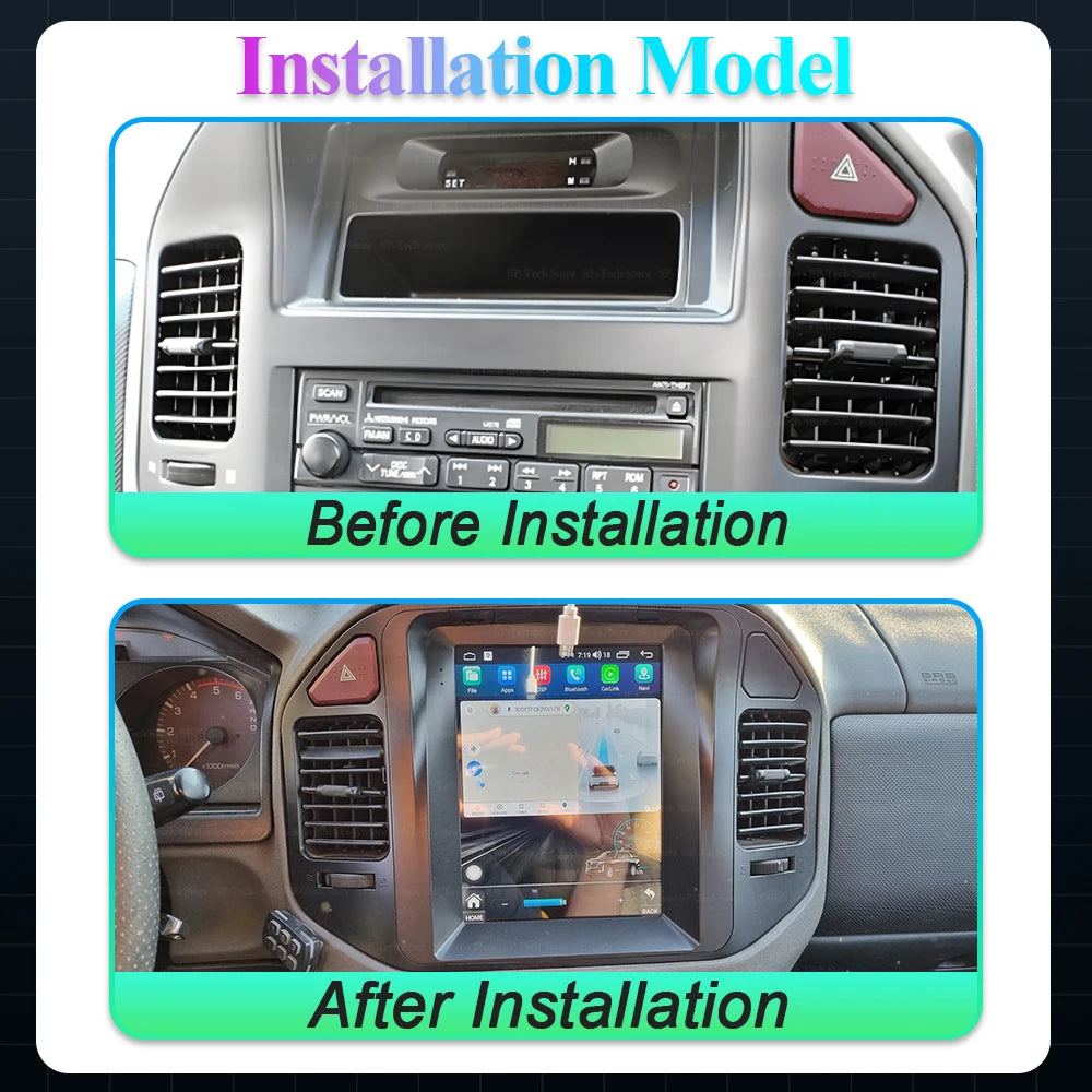 9.7 Inch Android 16 For Mitsubishi Pajero 3 V60 V68 V73 1999-2011 Carplay Car Radio Multim | AUTOKITSHOP