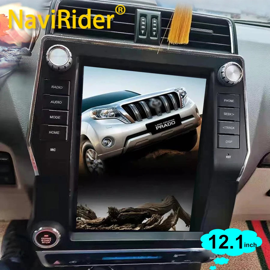 Android 14 DSP SIM Car Multimedia Video Player Head Unit For Toyota Land Cruiser Prado 201