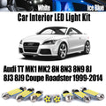 LED Interior Light Kit for Audi TT MK1 MK2 8N 8N3 8N9 8J 8J3 8J9 Coupe Roadster 1999-2014 - Canbus Dome Map Door Trun...