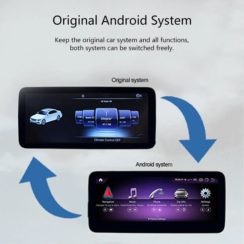 6+128G Qualcomm Android 11 Touch Screen Multimedia Player Display Navigation LTE BT Wifi G