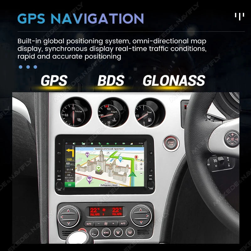 For Alfa Romeo 159 Brera Spider Sportwagon Android 15 Car Radio Carplay Central Multimedia