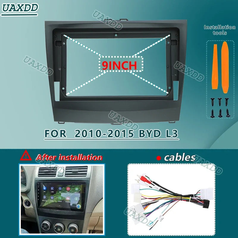 FOR 2010-2015 BYD L3 9INCH Car Radio Android DVD Stereo Audio Screen Multimedia Video GPS