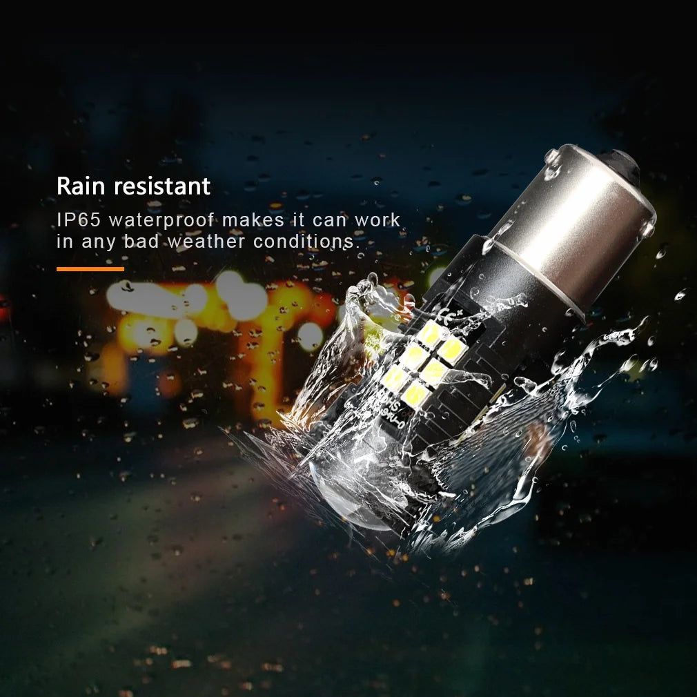 P21W LED 1156 BA15S BAU15S PY21W BAY15D LED Bulb 1157 P21 5W R5W 21pcs 3030SMD Auto Lamp C