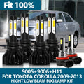 10000LM LED Headlight 9005 9006 H11 Car Headlight Kit Turbo 6000K White Led Bulb For Toyot