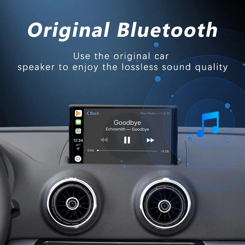 Wireless Carplay Android Auto Lossless Installation Interface For Audi A3 A4 A5 Q2 Q5L Q7