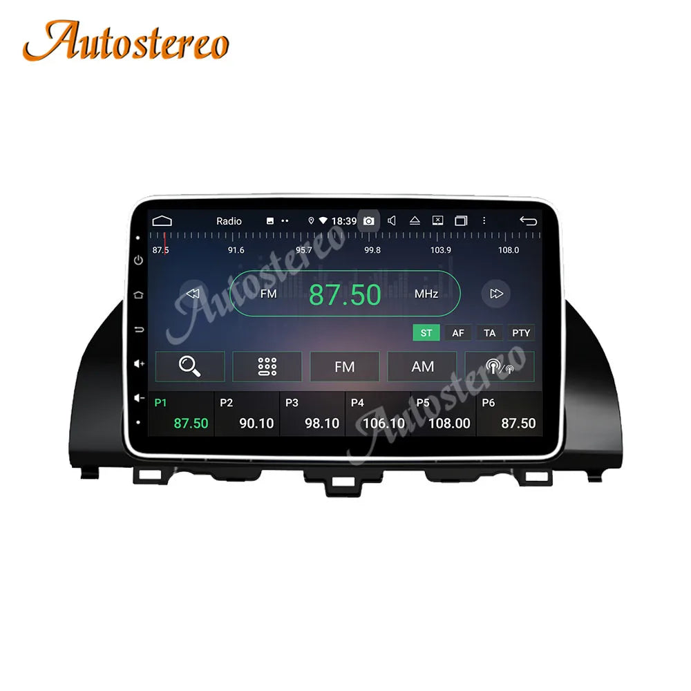 Carplay For Honda Accord 10 Android 14 Car Radio GPS Navigation Multimedia Player Android